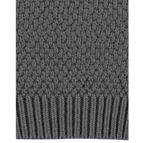 Gerber Baby Boys Charcoal gray sweater Knit Coverall, Cardigan, & Hat Set, 3-6M - Picture 10 of 15